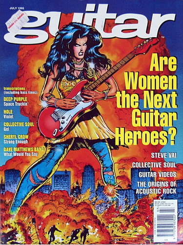 Revista Usa - Guitar - Julho 1995 ** Steve Vai