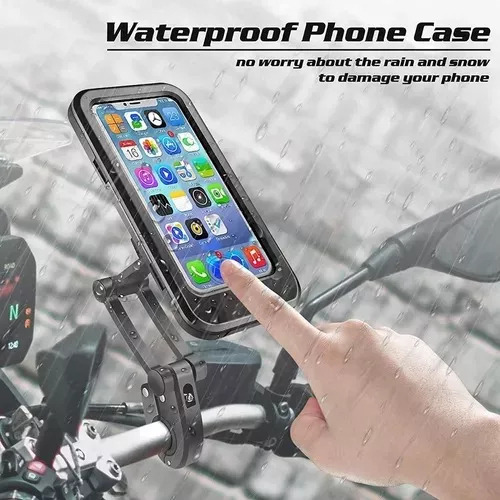 Base Soporte Porta Celular Moto Bicicleta Impermeable 360º
