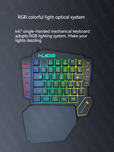 Set De Teclado Para Mano Izquierda Con Una Sola Mano