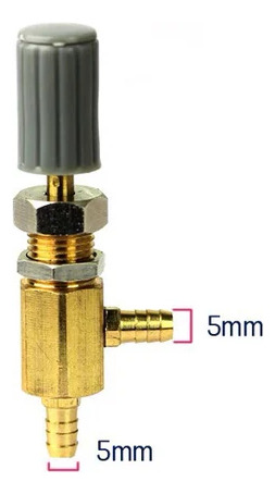 Válvula Dental Llave De Paso 5 Mm