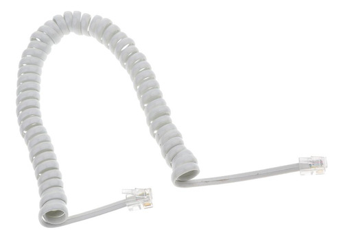 Cable De Línea 4p4c (5 Pies Desenrollado / 1 Pie Enrollado)