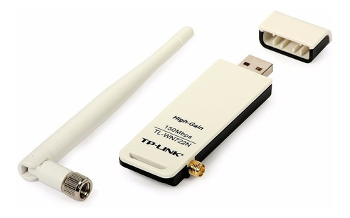 Imagen 4 de 7 de Receptor Wifi Tp-link Tl-wn722n Antena 150 Mbps Internet Pc