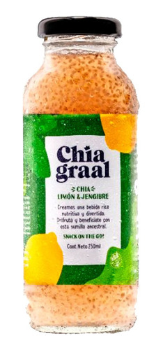 Jugo Chia Graal De Limon Jengibre & Chia X 250ml