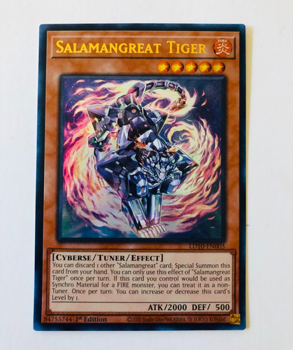 Salamangreat Tiger. Ultra Rare. Yugioh!