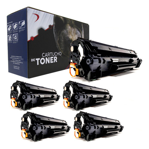  Kit 5 Toner Compatible Con 85a 36a 35a