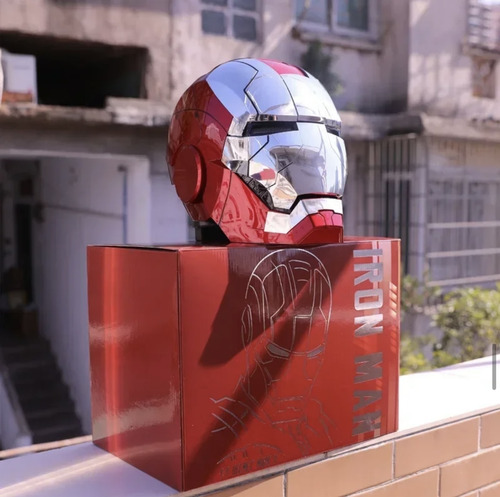 Máscara De Iron Man Con Control De Voz Y Luces Led