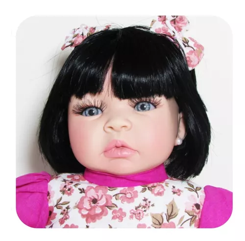 Bebê Reborn Boneca Realista Larinha 46cm com Acessórios