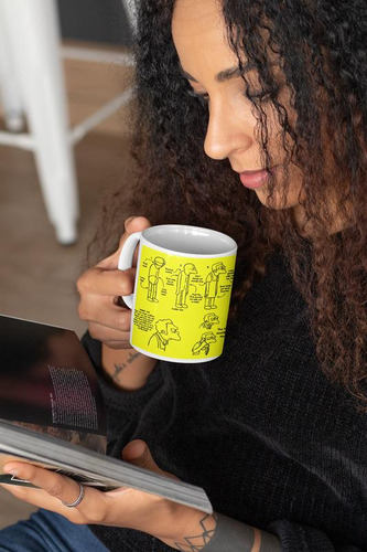Tazones Tazas Blancas Moe Szyslak Bar De Moe Los Simpson