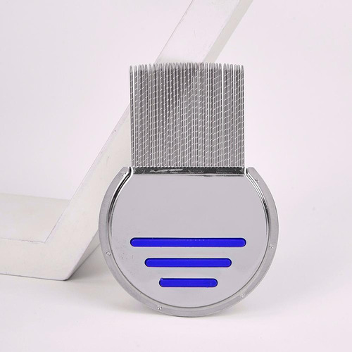 Peine De Acero Inoxidable Con Dientes Densos Y Piojos, Sin P