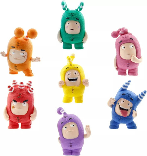 Mini Figuras De Oddbods 7 Personajes Nuevos