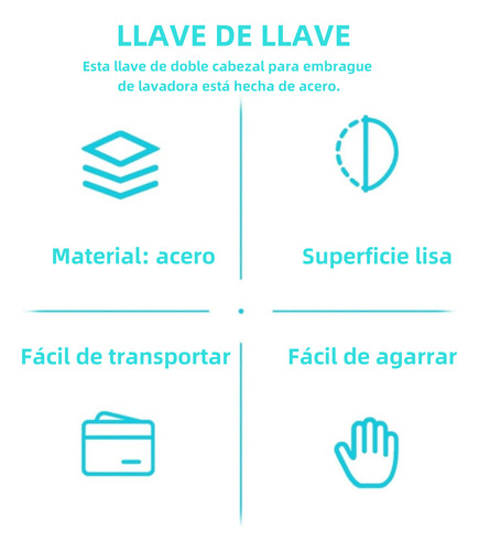 Llave Para Tuerca Mecanismo De Lavadora