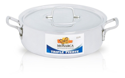 Imagen 1 de 1 de Arrocera De Aluminio Triple Fuerte No. 28 Capacidad 5.5 Lts