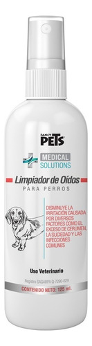 Fancy Pets Limpiador Oídos Spray 125 Ml Para Perros