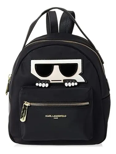 Karl Lagerfeld Paris Mujer Amour Mochila Peque a Negro Tal