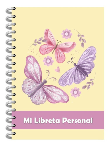 Kit Imprimible +40 Libretas Infantiles 10x15,a4ya5 Mariposas