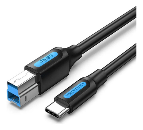 Cable Usb-c Pvc Usb-b 3.0 Flexible 5gbps Compatible Con Mac