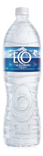 Agua mineral Eco de los Andes Sin gas  sin gas   botella  1.5 L  