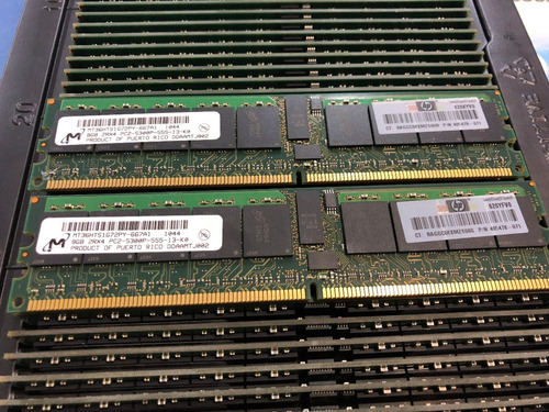 Imagem 2 de 10 de Kit Memoria Ecc Reg 32gb 4x8g Pc2-5300p Hp Proliant Ml150 G5