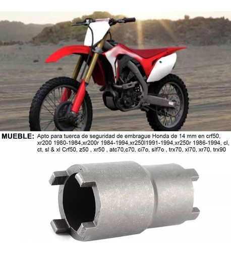 Llave Para Volante De Motocicleta, Embrague, Tuerca, Antinie