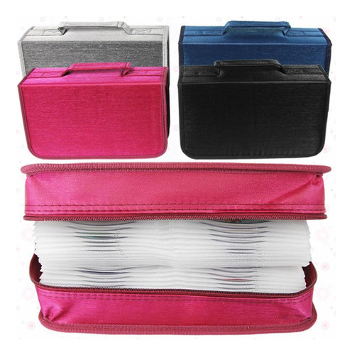 4pcs Estuche De Cd Estuche De Almacenamiento De Dvd: Estuche