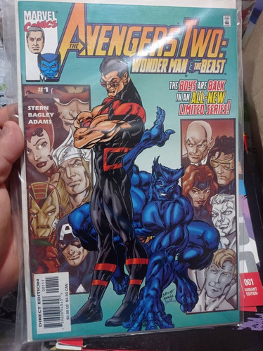 Cómic Marvel En Inglés Avengers Two W. Man & Beast No.1  9