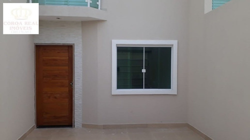 Imagem 6 de 22 de Sobrado Novo Com Sacada Com 02 Suítes ,02 Vagas Na Vl Nhocuné - Ca00162 - 33375691