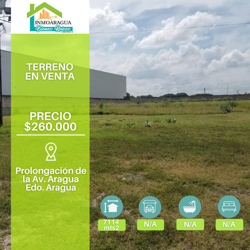 Terreno En Venta/ Prolongación Av. Aragua, Morita I/ Yp1390