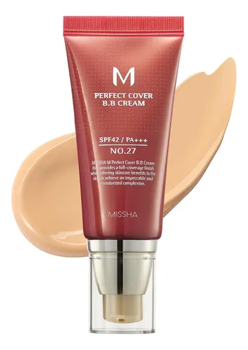 Crema Bb Missha M Perfect Cover No.27 Miel Beige Para Medici
