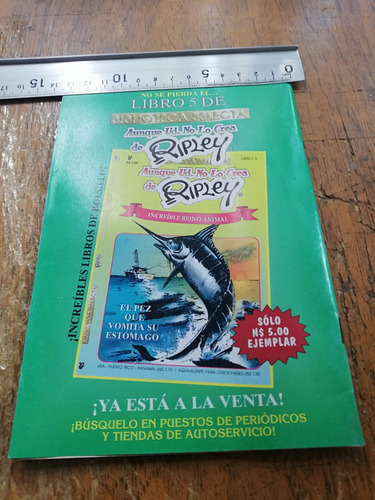 Revista Aunque Ud. No Lo Crea De Ripley N° 22 Octubre 1994 (Usado)
