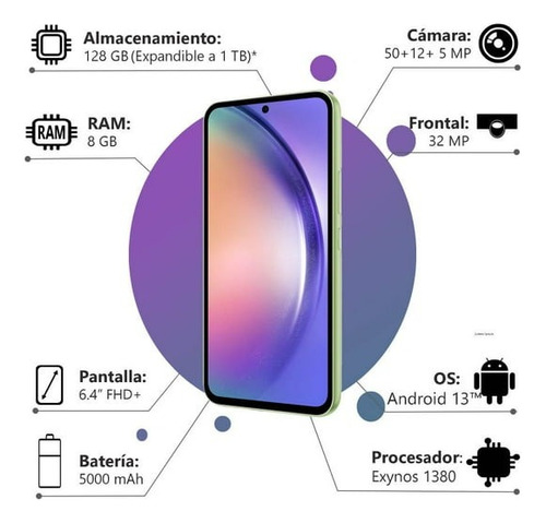 Samsung Galaxy A54 5g 5g 128 Gb Awesome Graphite 8 Gb Ram (Usado)