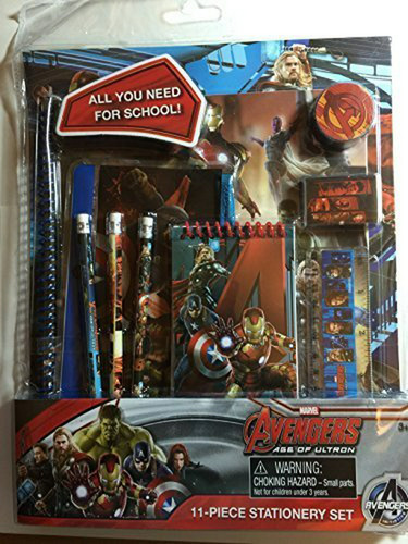 Set De Papelería  Avengers Age Of Ultron - 11 Piezas