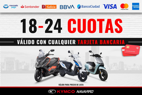 Kymco Agility 300i 0km 2025 Nuevo Modelo Kymco Navarro