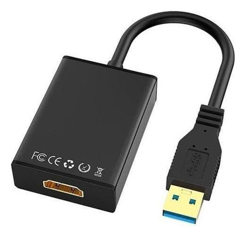 Placa Conversor Usb-hdmi 3.0 1080p 60hz Windows 10