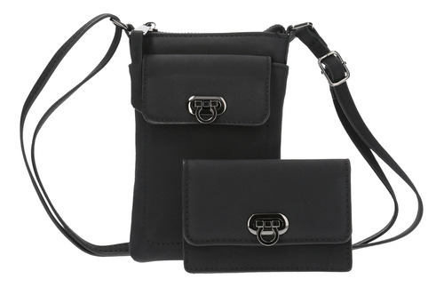 Cartera Hush Puppies Dering Cross Negro Mujer