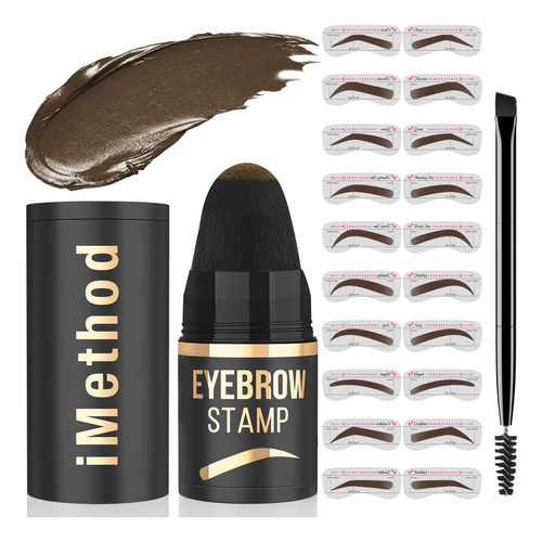 Imethod Eyebrow Stamp And Eyebrow Stencil Kit - Kit De Estam