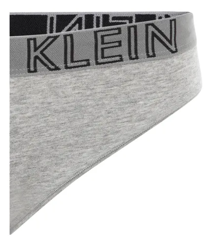 Pantie Gris De Algodón Bikini Para Mujer Calvin Klein