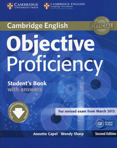 Objective Proficiency Student's Book With Answers With Down