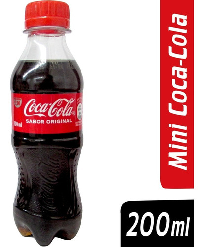 Refrigerante Coca-cola Pet 200ml Mini