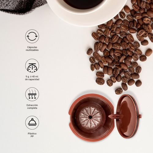 Cápsulas Para Café Reutilizables De Silicón Tutti