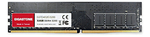 Ram Ddr4: Gigastone - Ram De Escritorio De 32 Gb Ddr4 32 Gb Ddr4-3200 Mhz Pc4-25600 Cl22 1.2 V 288 Pines Sin Búfer Ecc Udimm Para Computadora De Escritorio (solo Escritorio)