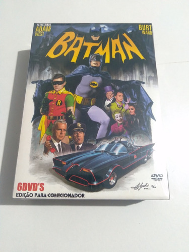 Imagem 1 de 2 de Box Dvd Batman 1966 (06 Dvds) Edição De Colecionador