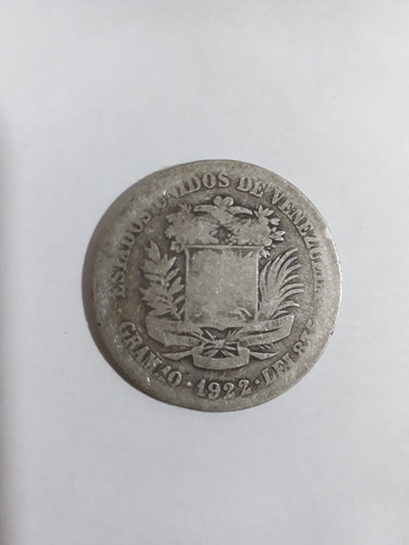 Monedas De Plata De Dos Bol. De 1922 A 1938, Lote De 250 Gr.