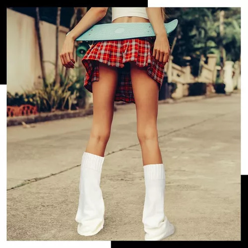 Calcetines De Punto Para Mujer, 2 Pares 1