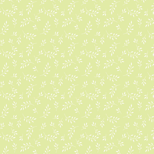 Papel De Parede Verde Galhos 2,70x0,57m