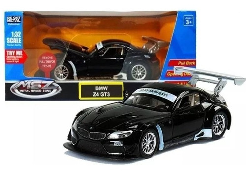 Auto De Coleccion Bmw Z4 Gt3 Escala 1:24 Msz C/ Luz Y Sonido