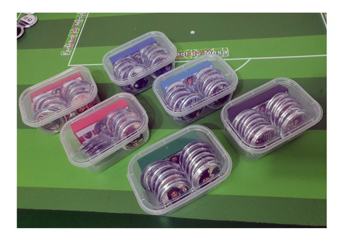 10 Caixinhas Plásticas Para Futebol De Botão - 10cmx7cmx4cm
