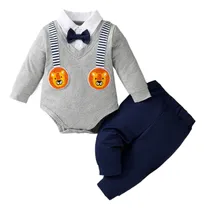 Comprar Conjuntos De Mamelucos Con Estampado De Leoncito Para Bebés