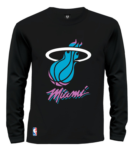 Camiseta Camibuzo Basketball Nba Miami Heat Logo