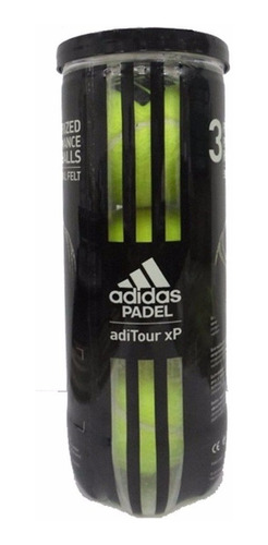 Tubo Pelotas Padel adidas Aditour Xp Paddle X 3 Unid Cuotas