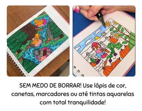 Libro De Colorear De Dibujos Animados Para Niños, Tamaño A5,